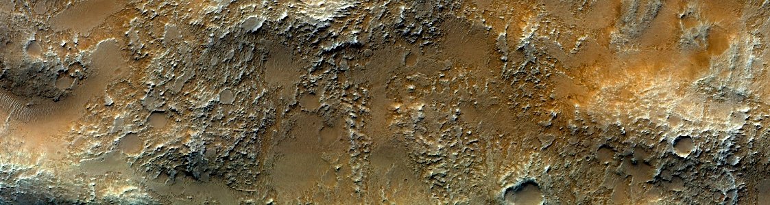 Mars - Tarsus Crater Rim photo