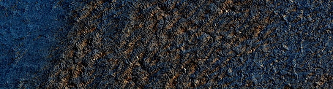 Mars - Cryptic Terrain in South Polar Region
