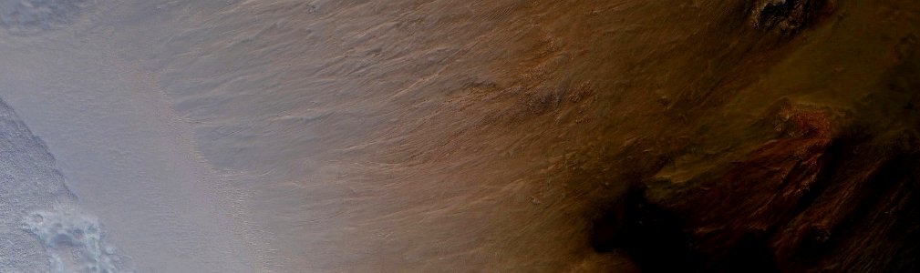 Mars - Possible Chlorites and Prehnite in Northern Plains Crater photo