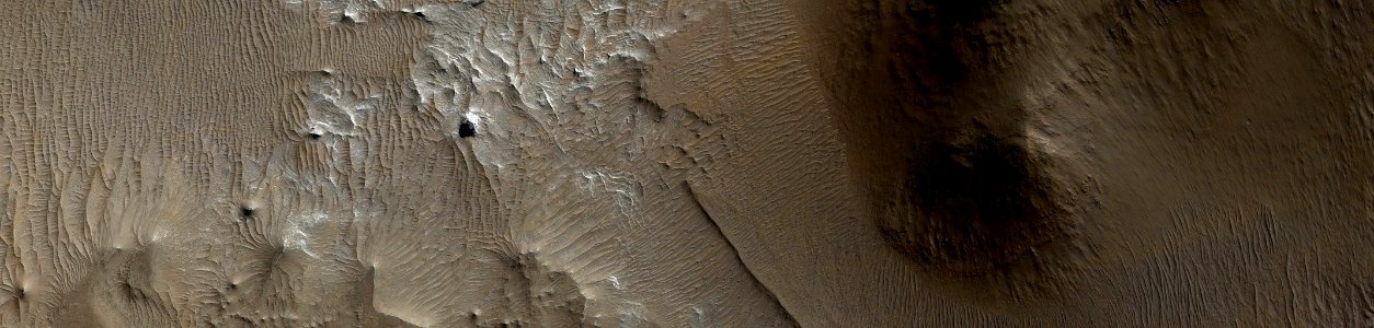 Mars - Outcrops in Aurorae Chaos photo