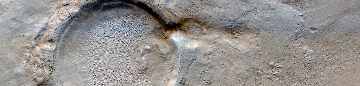 Mars - Crater in Arabia Terra photo