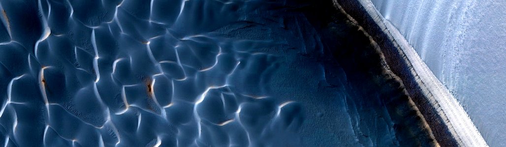 Mars - Slope Streaks at Site of Mini Avalanche