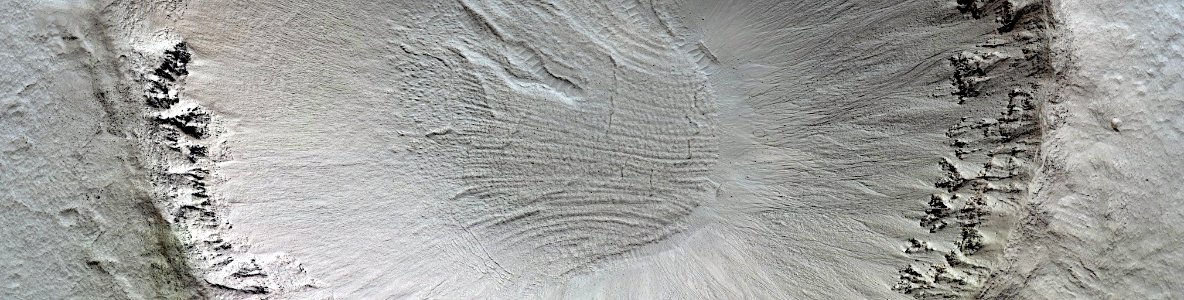Mars - Crater with Lineated Floor Material photo