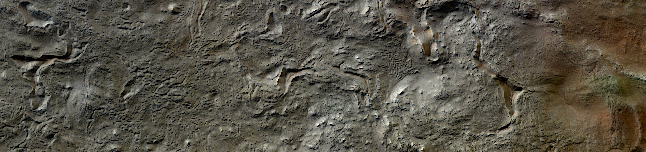 Mars - Features in Mamers Valles