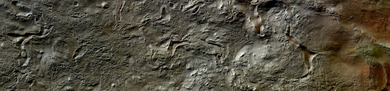 Mars - Features in Mamers Valles