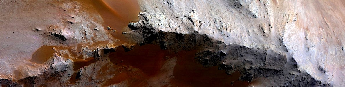 Mars - Slopes in East Coprates Chasma photo