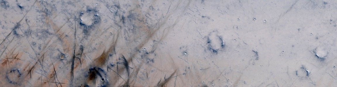 Mars - Dust-Devil Tracks in Southern Schiaparelli Basin photo