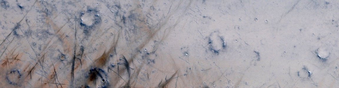 Mars - Dust-Devil Tracks in Southern Schiaparelli Basin