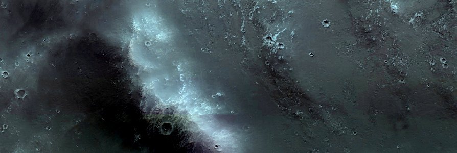 Mars - Arabia Terra Impact Crater Rim photo