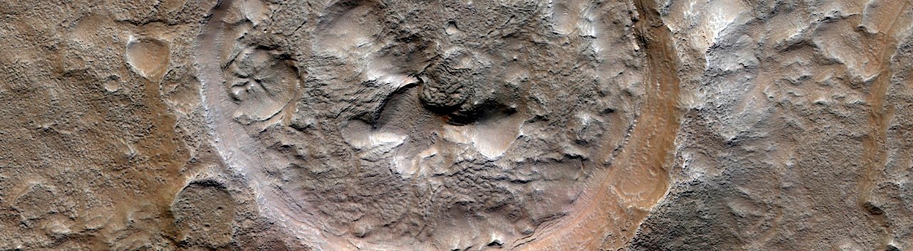 Mars - Crater in Arabia Terra
