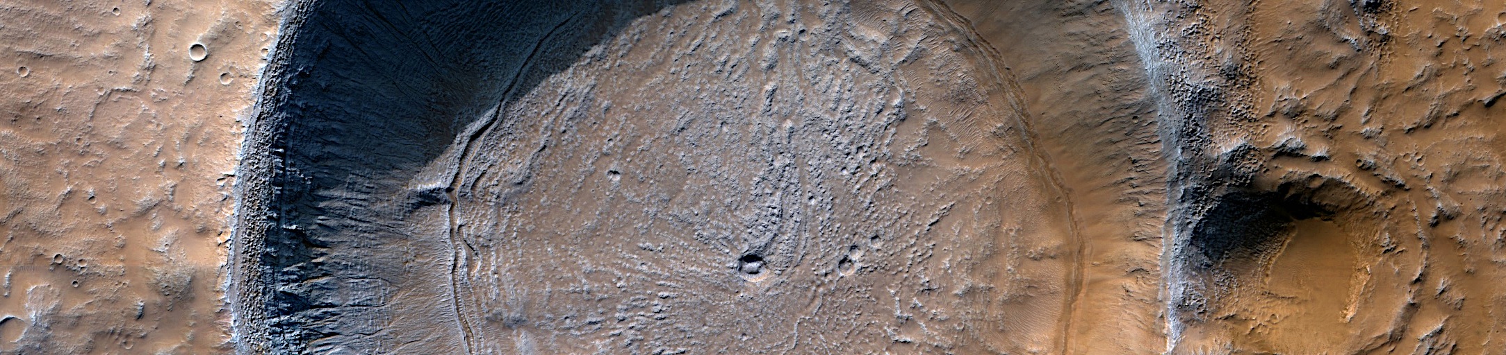 Mars - Crater in Arabia Terra