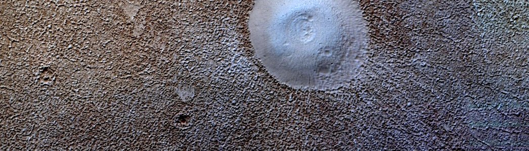 Mars - Light-Toned Dome on Northern Plains