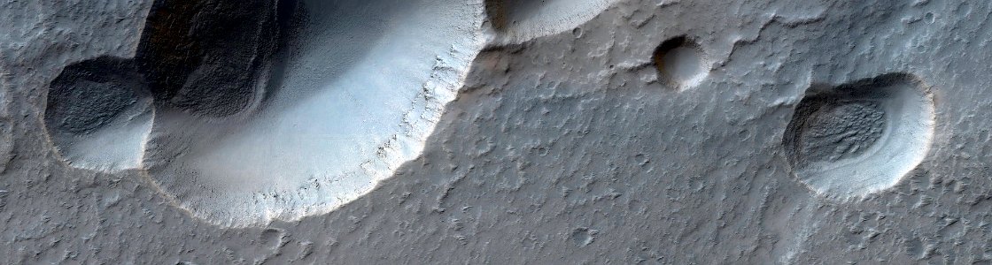 Mars - Pit Craters and Mid-Latitude Mantle photo