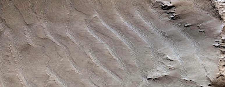 Mars - Dunes on Slope photo