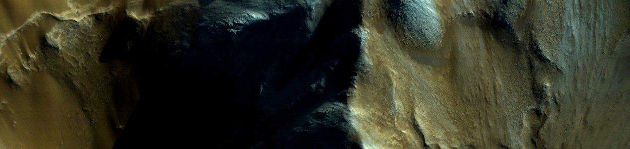 Mars - Southwest Melas Chasma Slopes photo