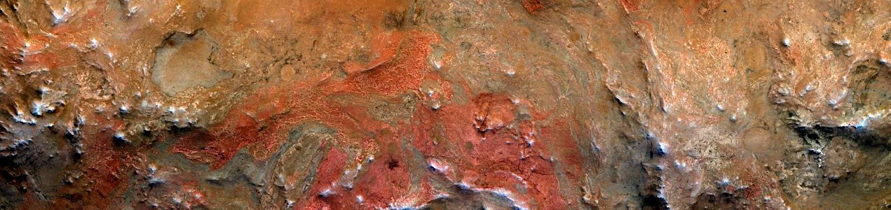 Mars - Eastern Exposure of Hargraves Crater Ejecta photo