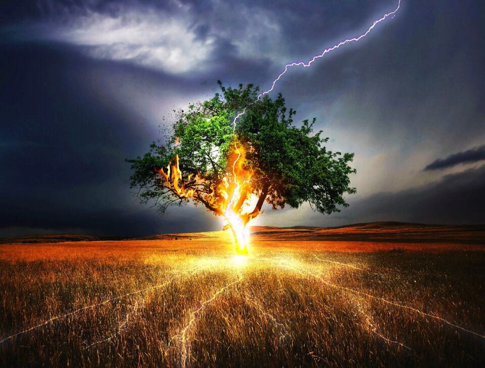 Weather storm gloomy
