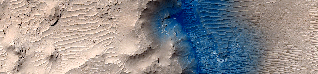Mars - Terrain in Medusae Fossae Formation photo