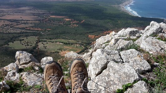 Hiking mountains landscape