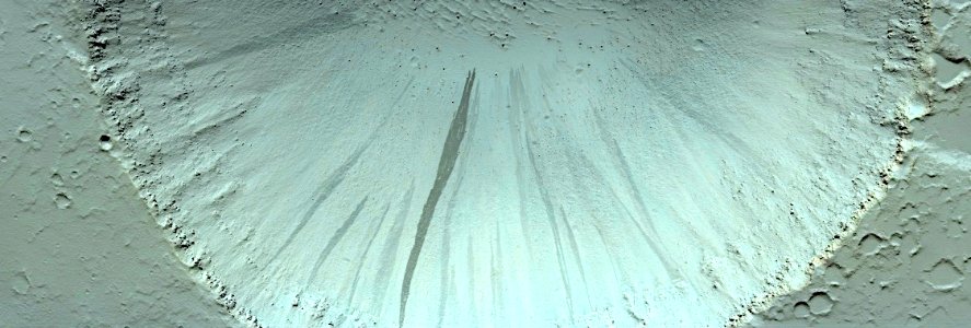 Mars - Crater of Tractus Catena
