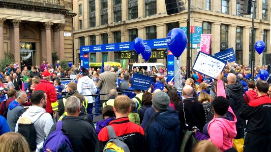 Crowd Scene, George Square photo