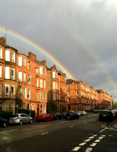 Rainbow over Glasgow