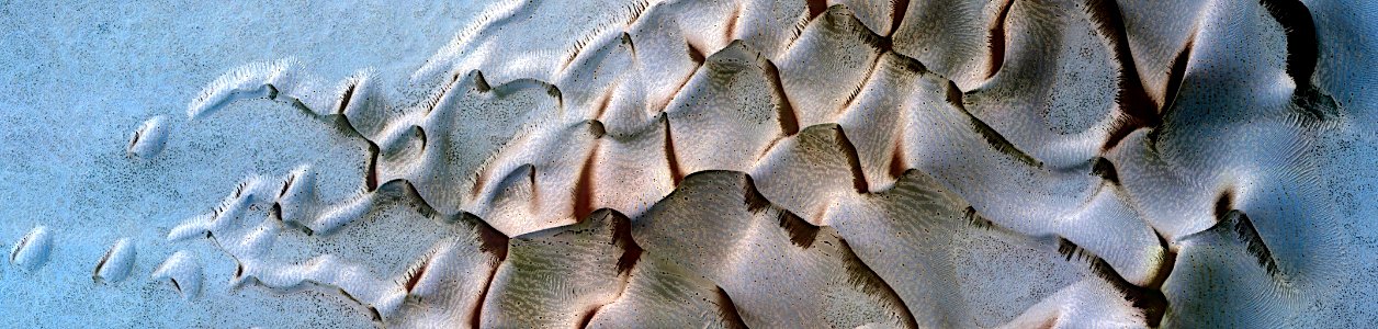 Mars - Dunes in Crater photo