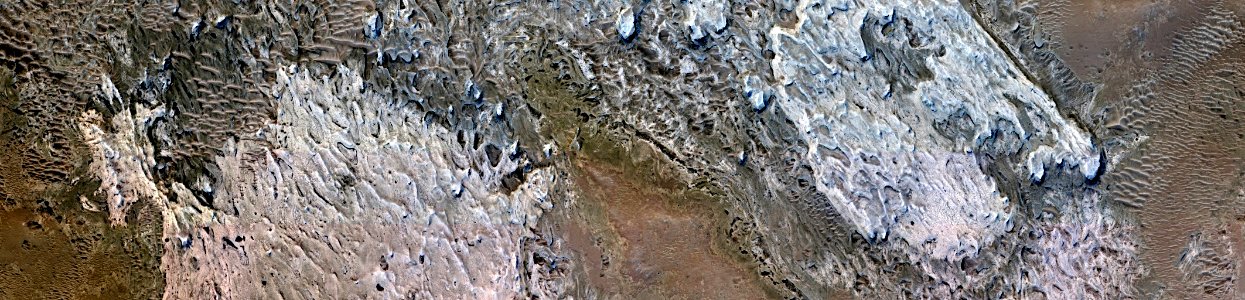 Mars - Contrasting Thermal Inertia Units in Meridiani Planum photo