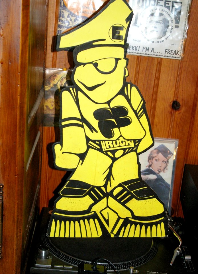 Old school graffiti B-BOY character