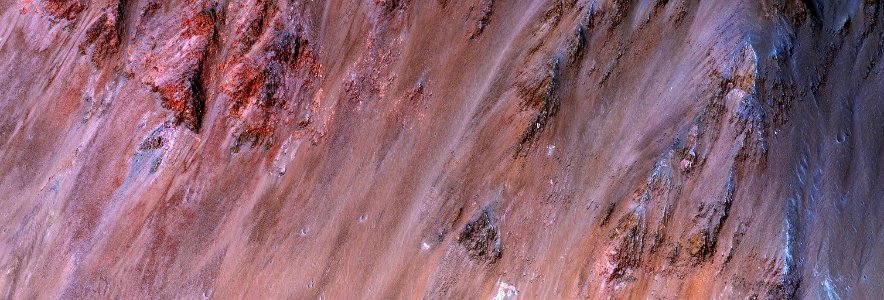 Mars - Slopes in Ganges Chasma photo