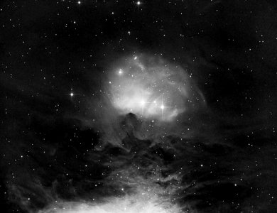 Running man nebula in Halpha