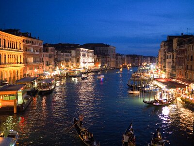 Europe night illuminated