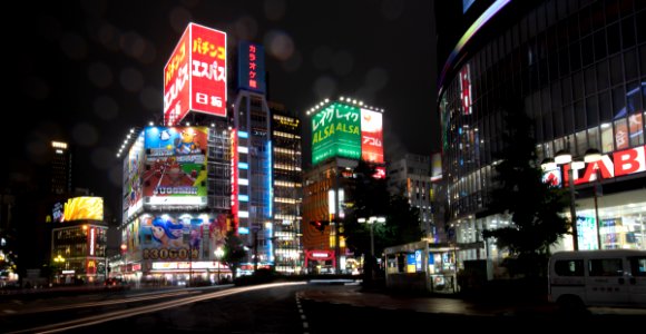 2019 Tokyo Nighttime Neon Pedestrians and Traffic (15) photo