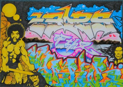 graffiti sketchbook old school style by Decone ABF photo