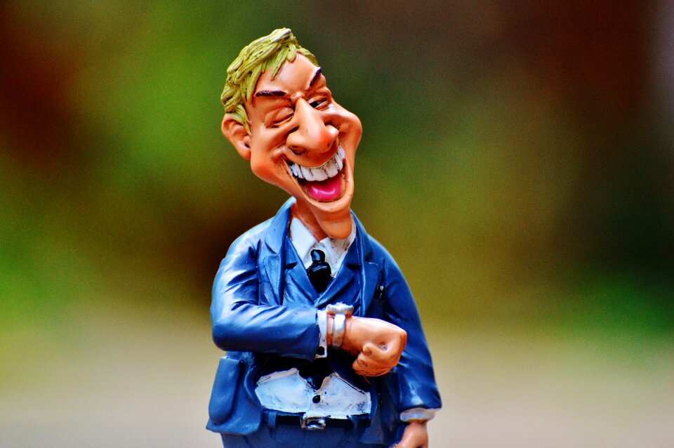 Laugh figure time of