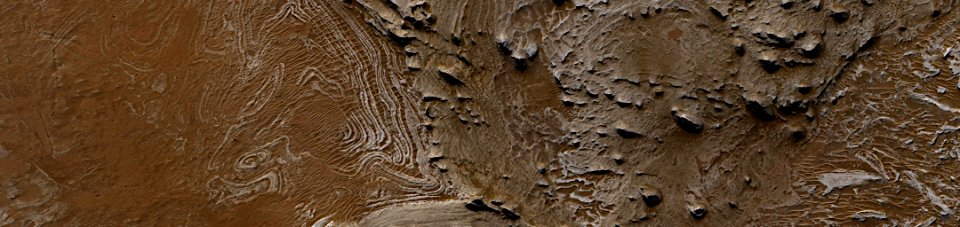 Mars - Faults and Folds in Western Candor Chasma photo