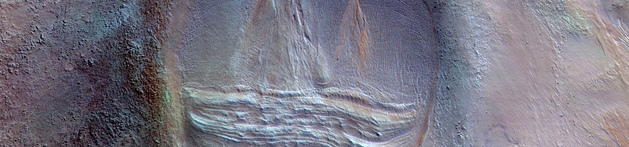 Mars - Depression with Gullies in Argyre Planitia photo