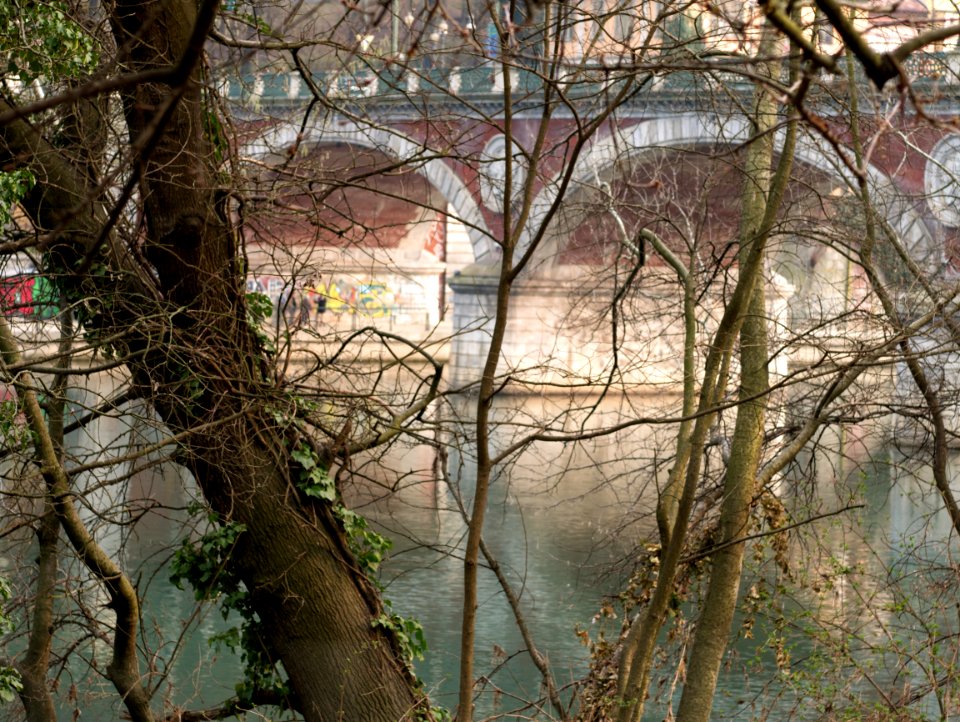 Afternoon in the park. Princess Isabella bridge.