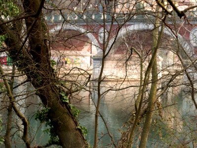 Afternoon in the park. Princess Isabella bridge. photo