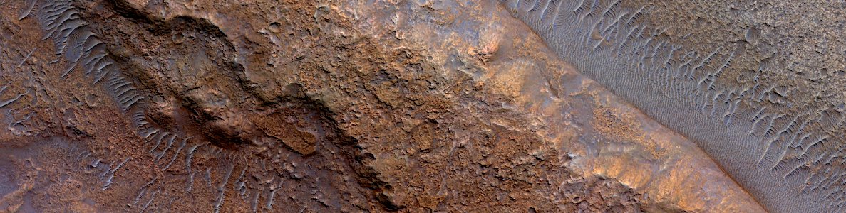 Mars - Channel in Margaritifer Terra photo