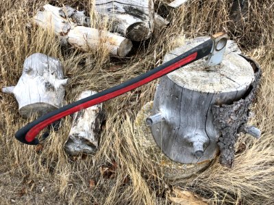 They Left an Axe!
