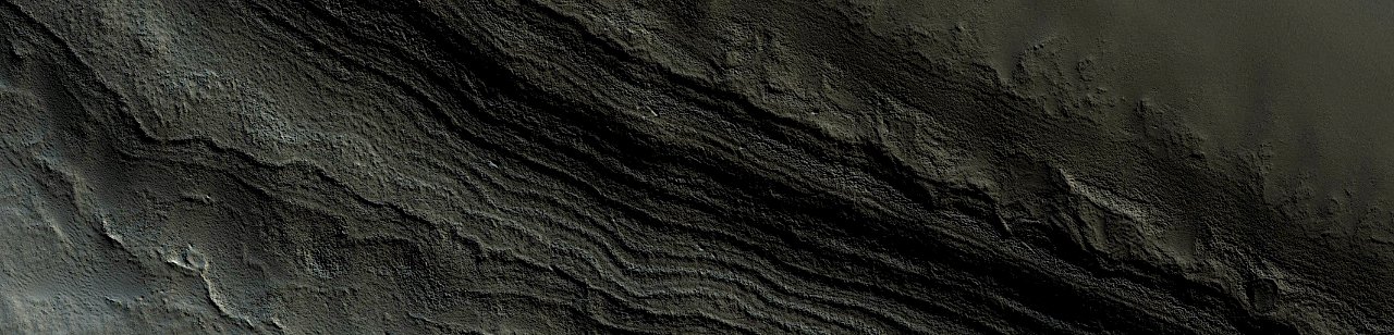 Mars - Exposure of South Polar Layered Deposit