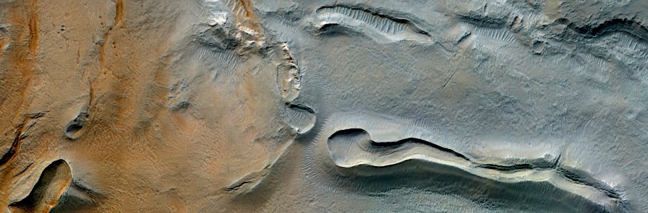 Mars - Oxus Patera Collapse Feature photo