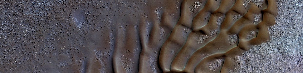 Mars - Complex Dunes in Thaumasia Region