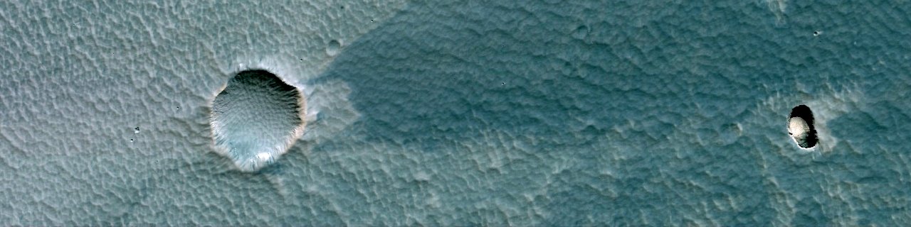 Mars - Terrain Northeast of Arsia Mons