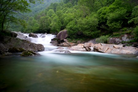 Mountain river scene. Best viewed large. photo