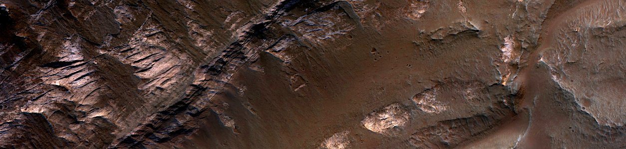 Mars - Layers North of Terby Crater photo