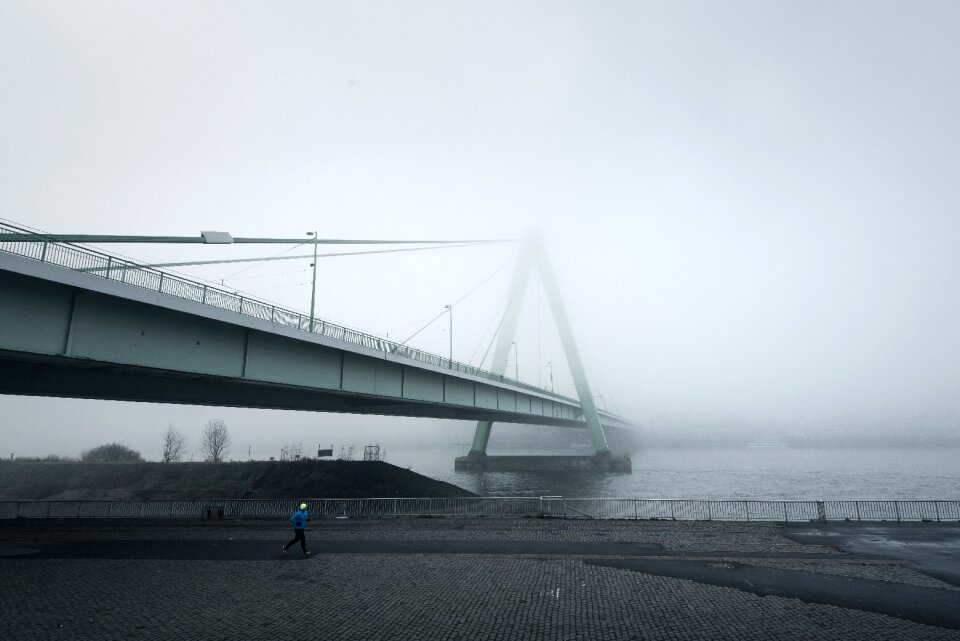 River architecture fog