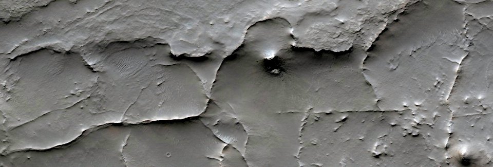 Mars - Irregular Structures in Huo Hsing Vallis