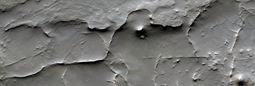 Mars - Irregular Structures in Huo Hsing Vallis photo